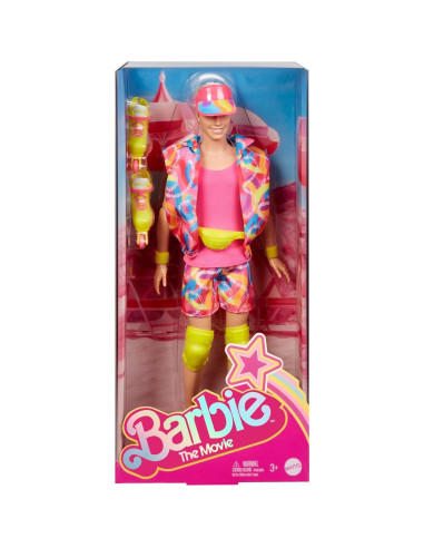 Muñeco Ken Barbie Traje Patinaje Retro 15x33x8 cm