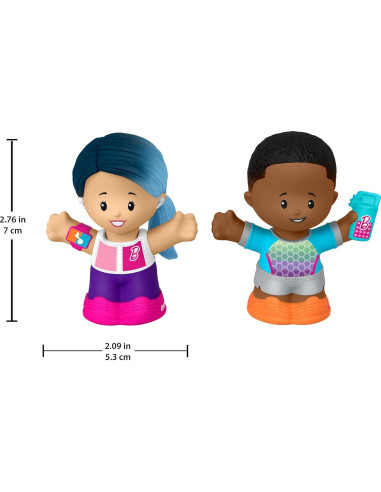 Set de Figuras Little People Fisher-Price Barbie Bienestar