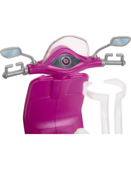 Muñeca Barbie con Scooter Rosa Mattel 9.5x29.2 cm