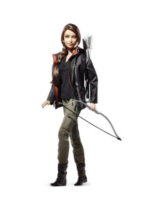Muñeca Barbie Coleccionista Katniss Everdeen Juegos del Hambre 2