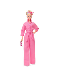 Muñeca Barbie en Mono Rosa - Mattel HRF29 - 32.4 cm
