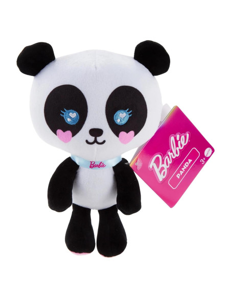 Peluche de Panda Barbie 17.78 cm con Collar Brillante
