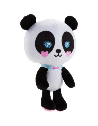 Peluche de Panda Barbie 17.78 cm con Collar Brillante