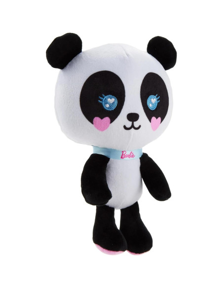 Peluche de Panda Barbie 17.78 cm con Collar Brillante