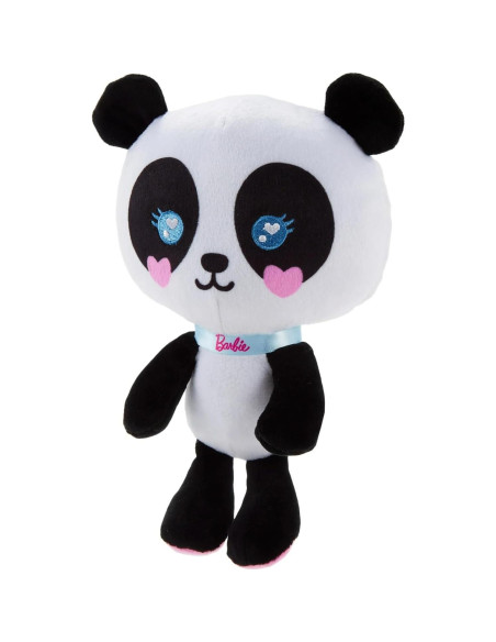 Peluche de Panda Barbie 17.78 cm con Collar Brillante