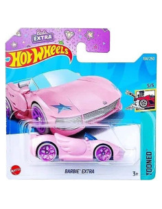 Hot Wheels Barbie Extra 2022 Tooned Rosa 134/250 - Juguete
