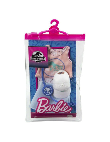 Ropa de Muñeca Barbie Jurassic World con Accesorios
