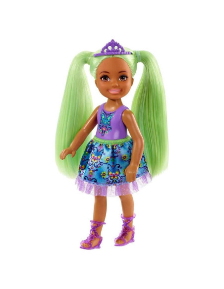 Muñeca Chelsea Sprite Barbie Dreamtopia 17.78 cm con accesorios