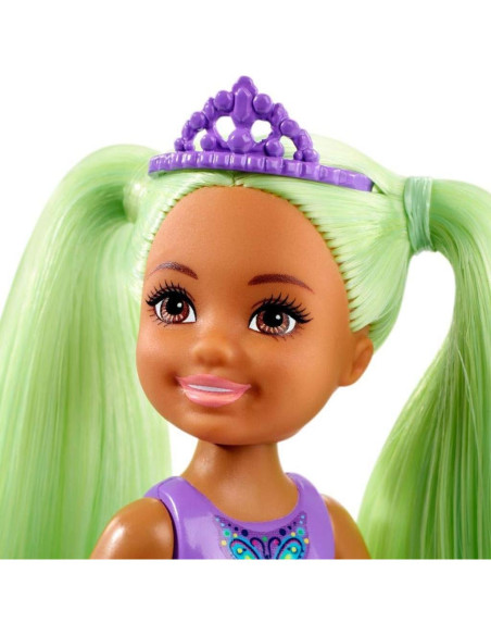 Muñeca Chelsea Sprite Barbie Dreamtopia 17.78 cm con accesorios
