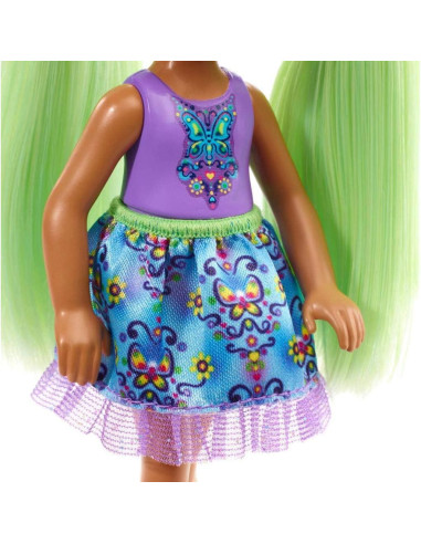 Muñeca Chelsea Sprite Barbie Dreamtopia 17.78 cm con accesorios