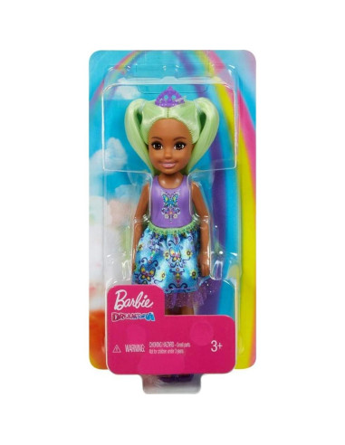 Muñeca Chelsea Sprite Barbie Dreamtopia 17.78 cm con accesorios