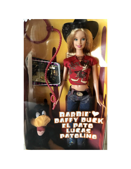 Muñeca Barbie Daffy Duck 6" Looney Tunes 2003 Edición Especial