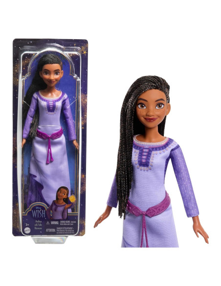 Muñeca Asha de Rosas Mattel Disney Wish, Posable con Accesorios