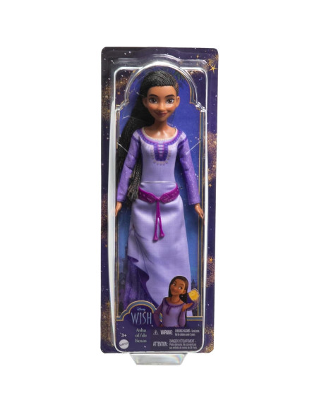 Muñeca Asha de Rosas Mattel Disney Wish, Posable con Accesorios
