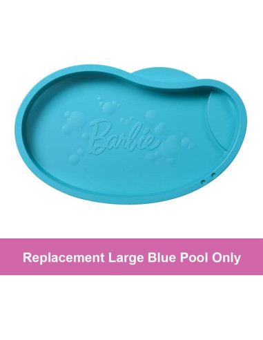 Repuesto Piscina Grande Azul para Casa de Muñecas Barbie HMX10