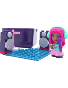 Set de Construcción de Juguete Barbie Color Reveal Karaoke 2