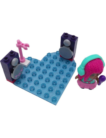 Set de Construcción de Juguete Barbie Color Reveal Karaoke