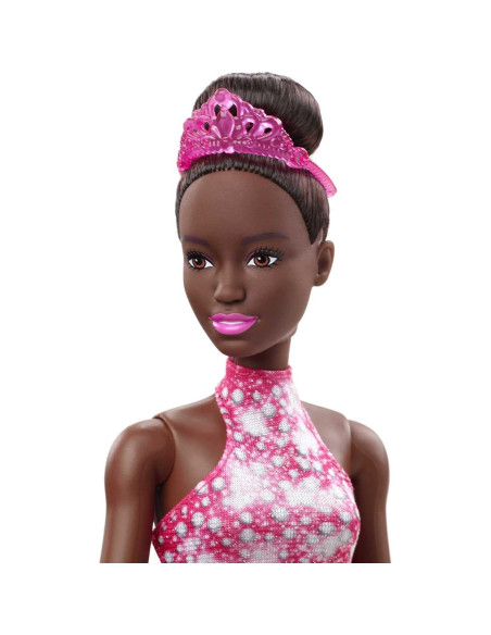 Muñeca Barbie Patinadora de Invierno 30.48 cm Rosa Mattel