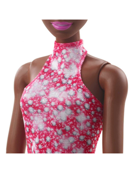 Muñeca Barbie Patinadora de Invierno 30.48 cm Rosa Mattel