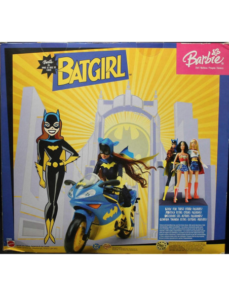 Muñeca Barbie Batichica 30 cm con Motocicleta - Mattel 2003