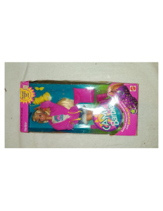 Muñeca Barbie de Campamento 1993 con Mochila y Saco de Dormir