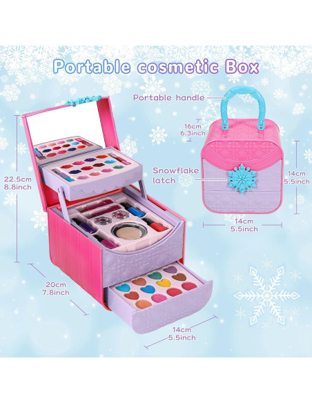 Kit de Maquillaje para Niñas Merabufa 45 en 1 No Tóxico