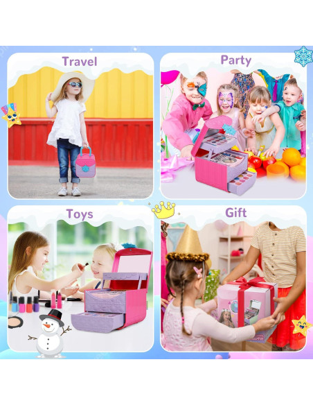 Kit de Maquillaje para Niñas Merabufa 45 en 1 No Tóxico