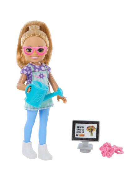 Muñeca Chelsea Florista Mattel con 5 Accesorios Temáticos