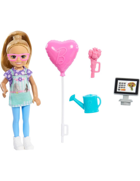 Muñeca Chelsea Florista Mattel con 5 Accesorios Temáticos