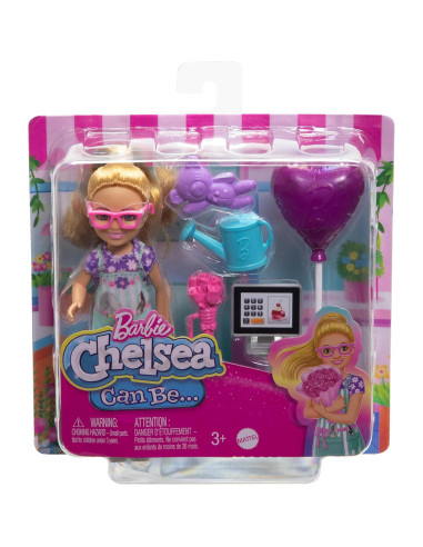 Muñeca Chelsea Florista Mattel con 5 Accesorios Temáticos