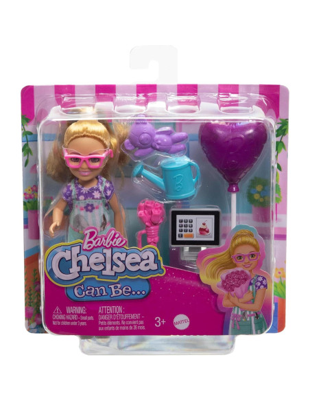 Muñeca Chelsea Florista Mattel con 5 Accesorios Temáticos