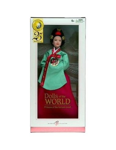Muñeca Barbie Coleccionista Etiqueta Rosa - Princesa Coreana
