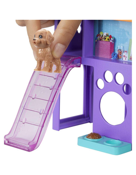 Muñeca Stacie con Cachorros y Estación de Juego - Barbie