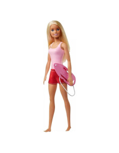 Muñeca Barbie Carrera Salvavidas Estándar Mattel 31.8 cm