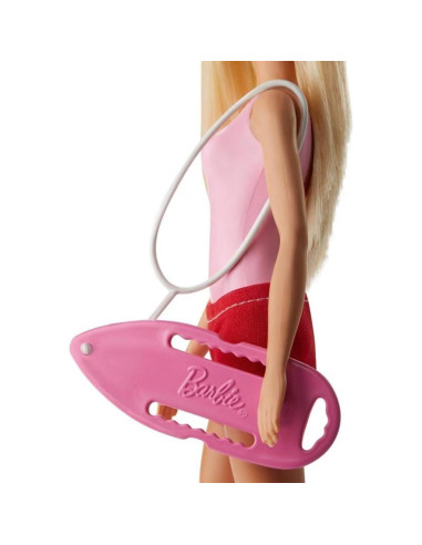 Muñeca Barbie Carrera Salvavidas Estándar Mattel 31.8 cm