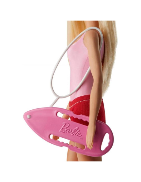 Muñeca Barbie Carrera Salvavidas Estándar Mattel 31.8 cm