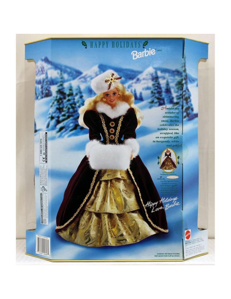 Muñeca Barbie Navidad Feliz Mattel 1996 - Edición Especial