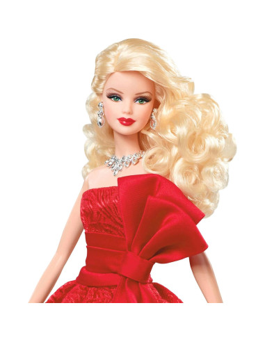 Muñeca Barbie Coleccionista Fiesta 2012 con Vestido Rojo