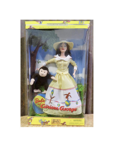 Barbie y Jorge el Curioso - Muñecos de Colección Mattel