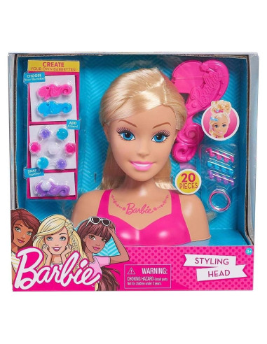 Set de Estilizado Barbie Fab Friends 20 Piezas - Rubia