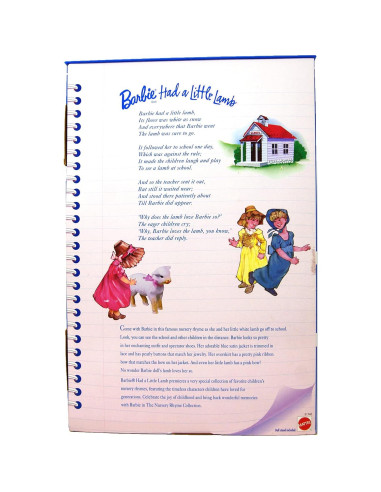 Muñeca Barbie Tenía un Corderito Mattel 21740 0.45 kg