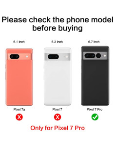 Reemplazo Cristal Lente Cámara Trasera Google Pixel 7 Pro 2PCS 2