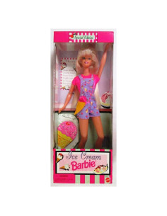 Muñeca Barbie con Helado 32.8 cm - Juguete para Niñas 11+