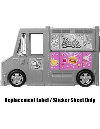 Piezas de Repuesto Barbie GMW07 - Etiquetas Calcomanías