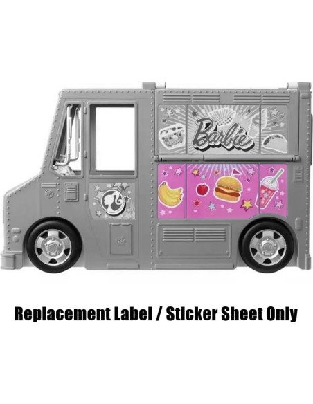 Piezas de Repuesto Barbie GMW07 - Etiquetas Calcomanías