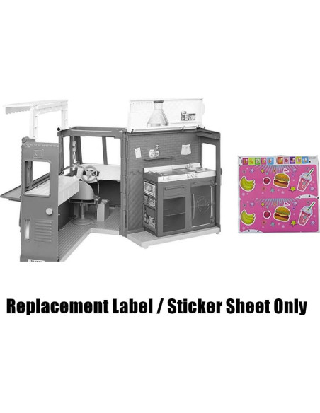 Piezas de Repuesto Barbie GMW07 - Etiquetas Calcomanías