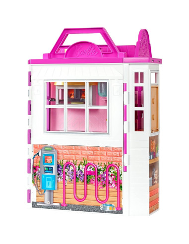 Juego de Restaurante Barbie Cook 'n Grill con 30 Piezas