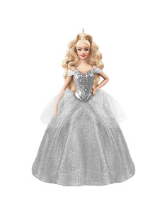 Adorno Navideño Hallmark 2021 Muñeca Barbie 11.68 cm