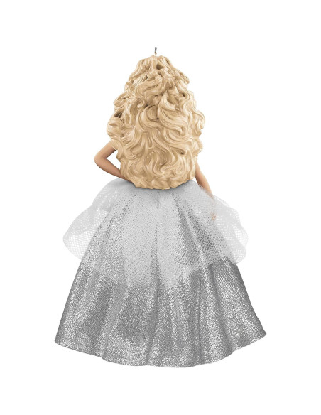 Adorno Navideño Hallmark 2021 Muñeca Barbie 11.68 cm