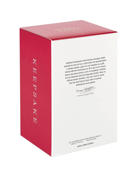 Adorno Navideño Hallmark 2021 Muñeca Barbie 11.68 cm